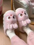 Pantufa Feminina de Pelúcia Coelho Fofinho FRETE GRÁTIS| Antiderrapante, Quentinha e Confortável para Uso Interno